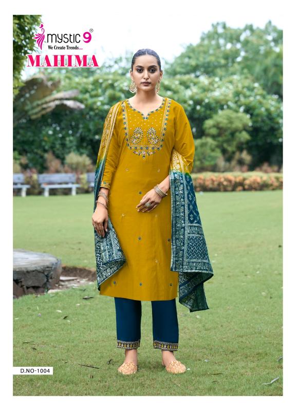 Mystic 9 Mahima vol 1 catalog mjf kurtis wholesale