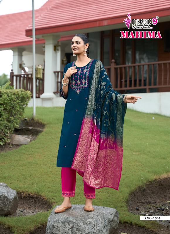 Mystic 9 Mahima vol 1 catalog mjf kurtis wholesale