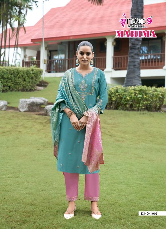 Mystic 9 Mahima vol 1 catalog mjf kurtis wholesale