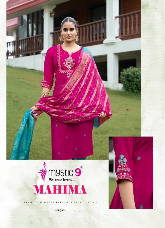 Mystic 9 Mahima vol 1 catalog mjf kurtis wholesale