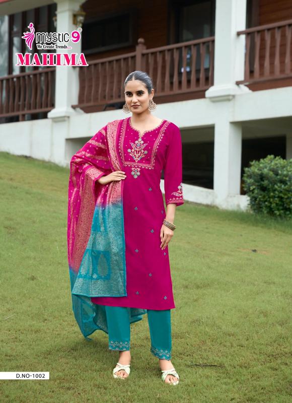 Mystic 9 Mahima vol 1 catalog mjf kurtis wholesale