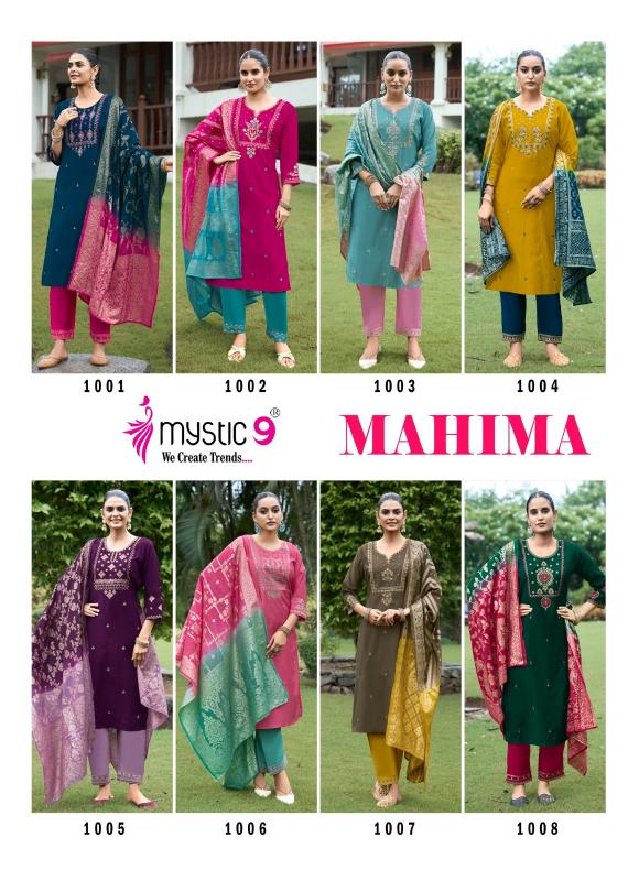Mystic 9 Mahima vol 1 catalog mjf kurtis wholesale
