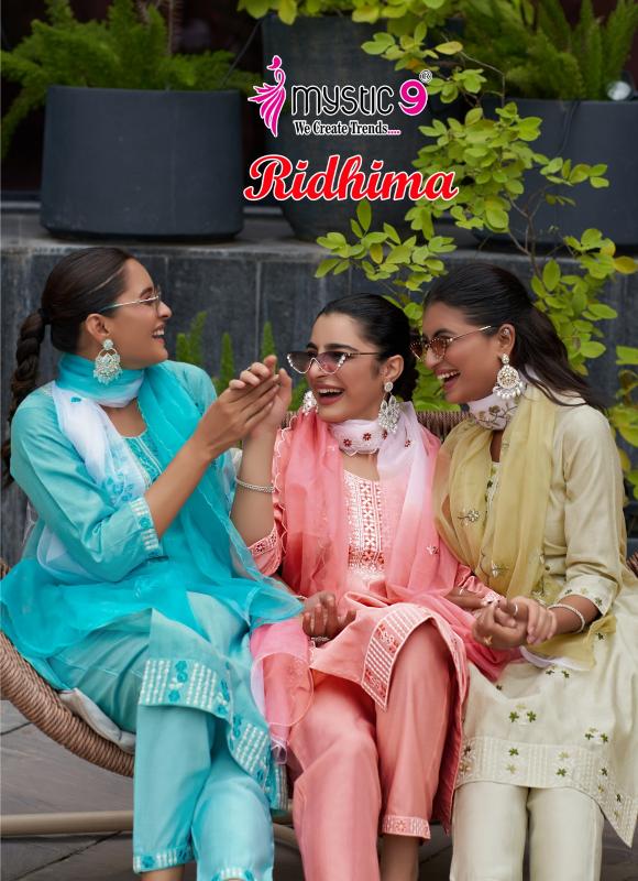 Mystic 9 Ridhima vol 1 catalog anora kurtis wholesale price