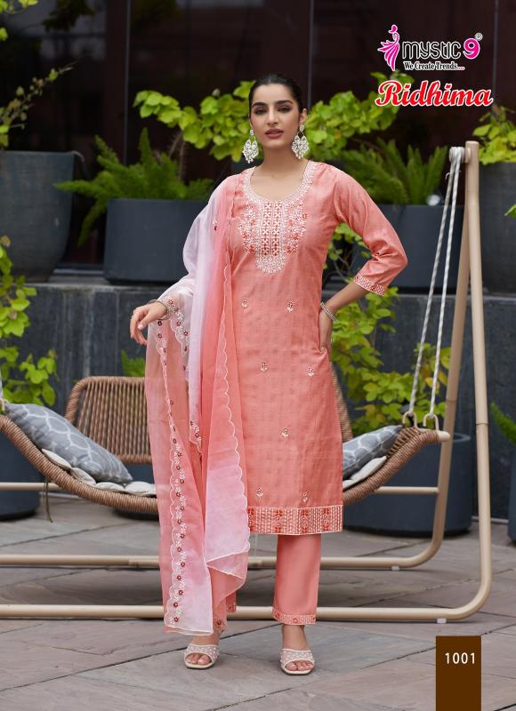Mystic 9 Ridhima vol 1 catalog anora kurtis wholesale price