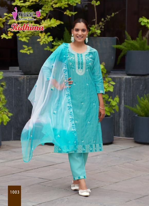 Mystic 9 Ridhima vol 1 catalog anora kurtis wholesale price