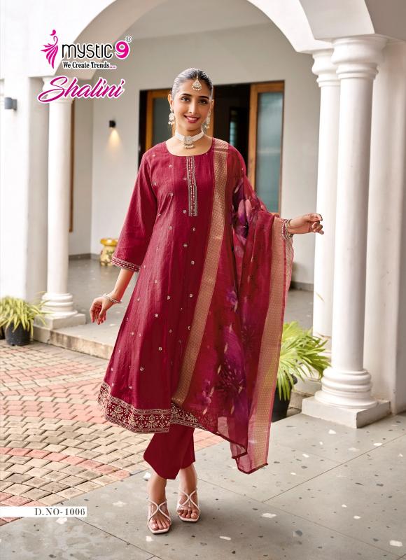Mystic 9 Shalini vol 1 catalog w wholesale kurtis