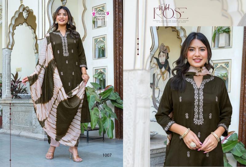 Mystic 9 Swati vol 1 catalog wholesale kurti manufacturer in surat