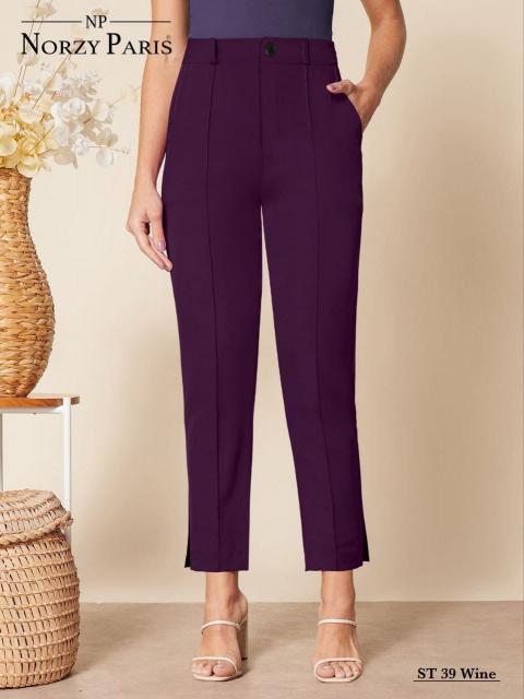 Norzy Paris Tipsy ST 31 Black, ST 31 Grey & ST 39 Wine catalog wholesale ladies pant suits