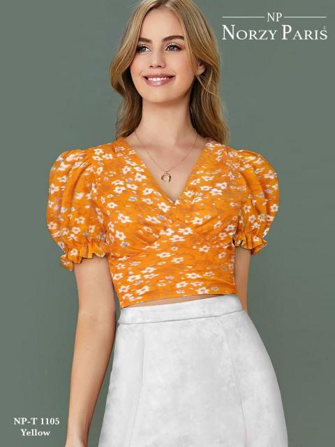 NP T 1105 Yellow western dress e commerce product 