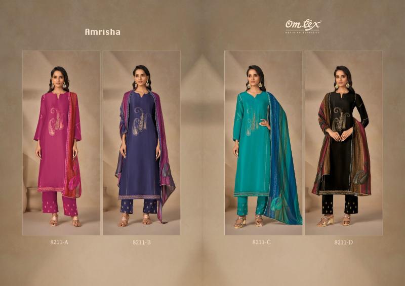Omtex Amrisha catalog indian salwar kameez wholesale