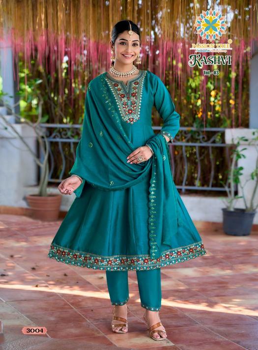 Passion Tree Kashvi vol 3 catalog branded kurtis wholesale mumbai