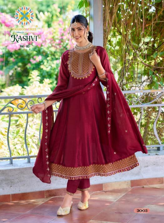 Passion Tree Kashvi vol 3 catalog branded kurtis wholesale mumbai