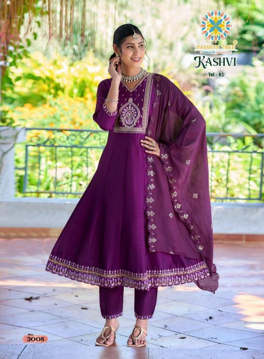 Passion Tree Kashvi vol 3 catalog branded kurtis wholesale mumbai