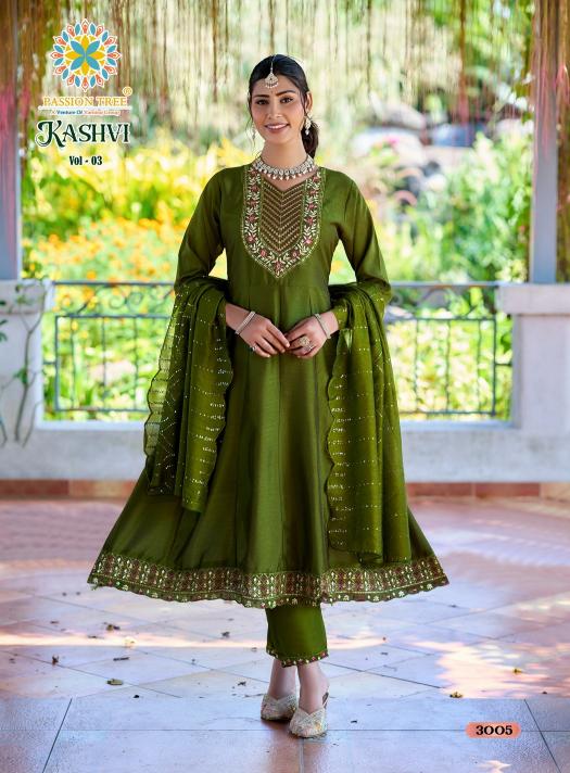 Passion Tree Kashvi vol 3 catalog branded kurtis wholesale mumbai