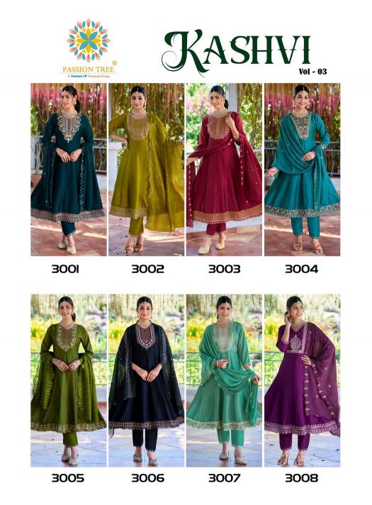 Passion Tree Kashvi vol 3 catalog branded kurtis wholesale mumbai