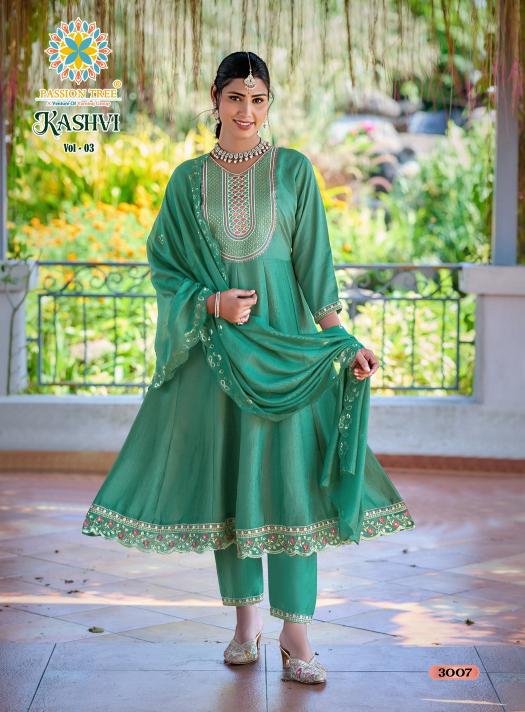 Passion Tree Kashvi vol 3 catalog branded kurtis wholesale mumbai