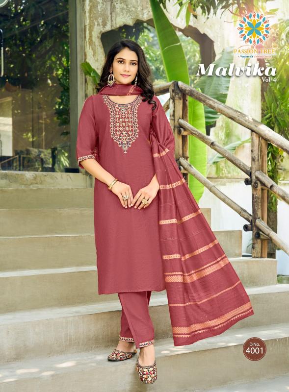 Passion Tree Malvika Vol 4 Catalog wholesale kurti online surat