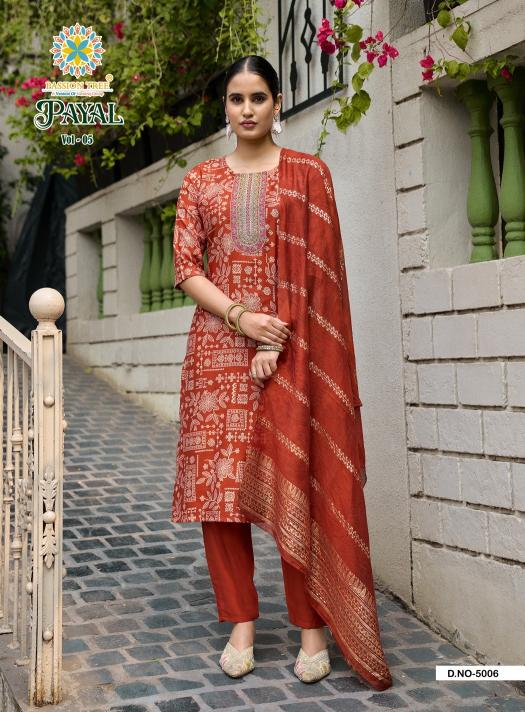 Passion Tree Payal vol 5 catalog kurtis online wholesale