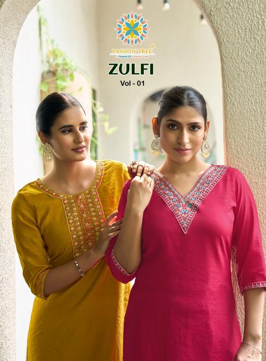 Passion Tree Zulfi vol 1 catalog wholesale kurti shops in ernakulam