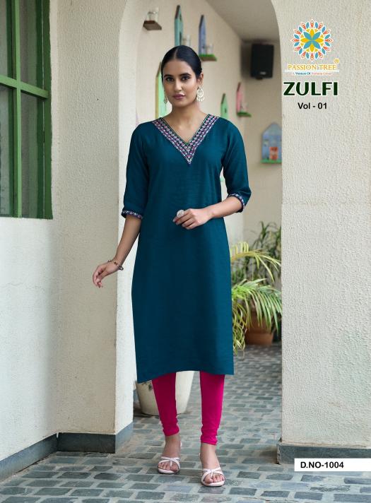 Passion Tree Zulfi vol 1 catalog wholesale kurti shops in ernakulam
