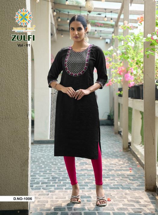 Passion Tree Zulfi vol 1 catalog wholesale kurti shops in ernakulam