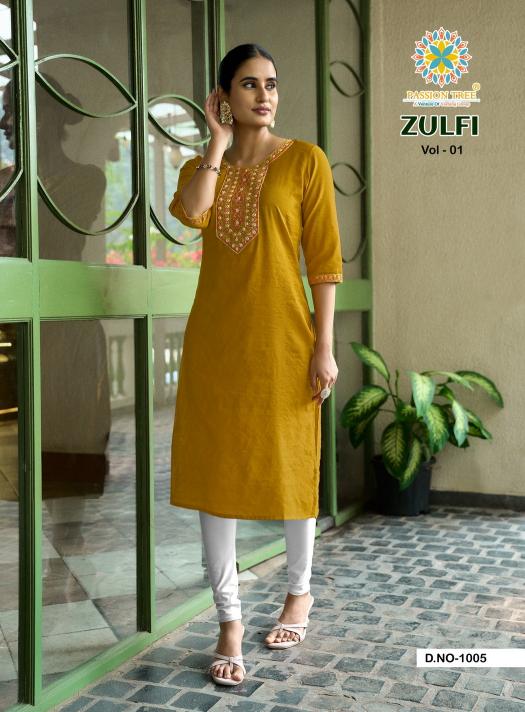 Passion Tree Zulfi vol 1 catalog wholesale kurti shops in ernakulam