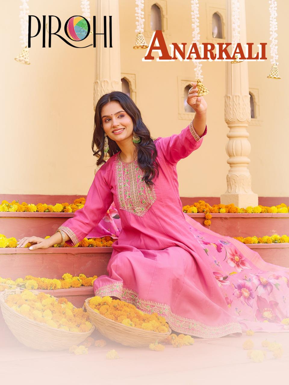 Pirohi Anarkali catalog branded kurti wholesale