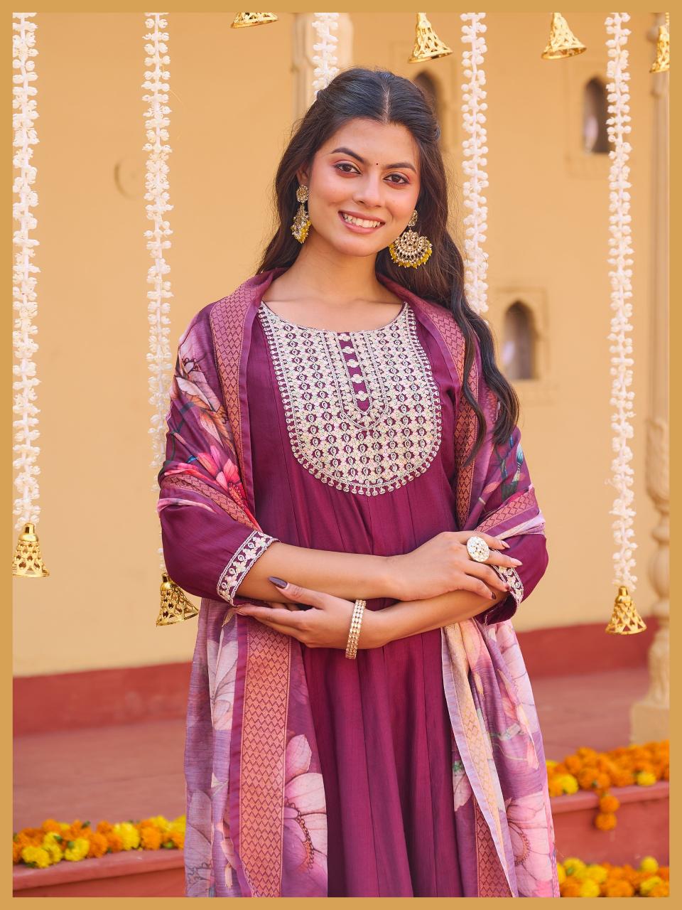 Pirohi Anarkali catalog branded kurti wholesale
