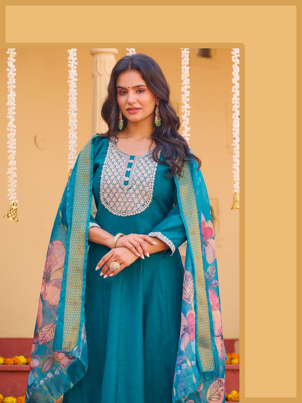 Pirohi Anarkali catalog branded kurti wholesale