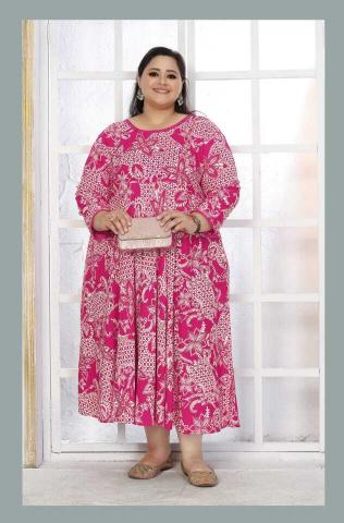 Plus Size Color Vol 2 0.1 plus size anarkali kurtis e commerce product