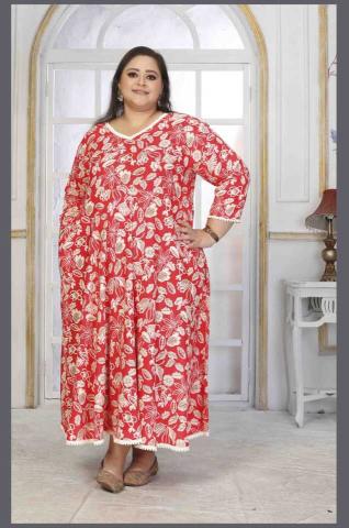 Plus Size Color Vol 2 0.2 plus size anarkali kurtis e commerce product