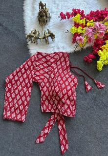 Pure Cotton Print 0.6 Blouse E commerce product