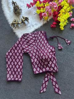 Pure Cotton Print 0.8 Blouse E commerce product