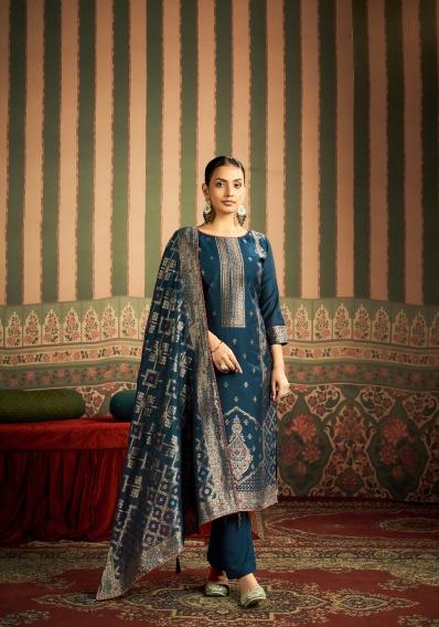 Radhika Azara Banarashi Adah Vol 9 catalog wholesale dress material market in navi mumbai