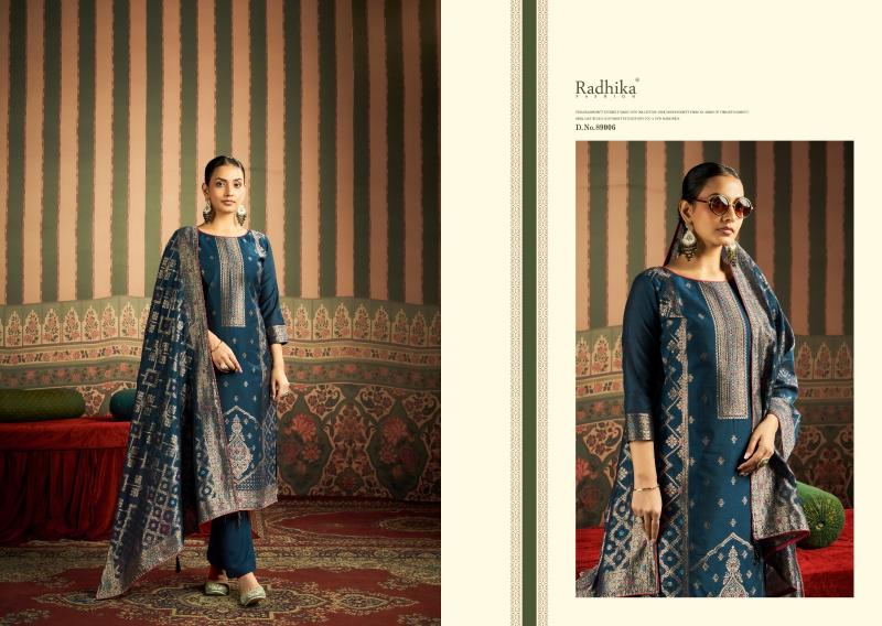 Radhika Azara Banarashi Adah Vol 9 catalog wholesale dress material market in navi mumbai