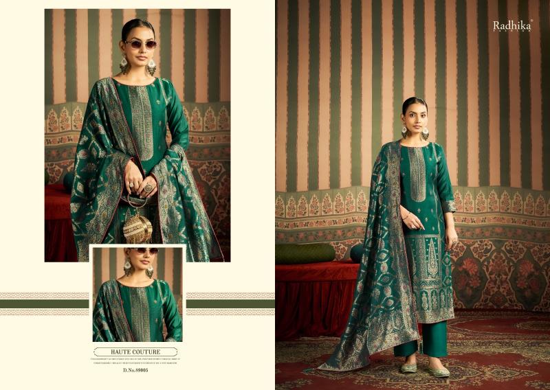 Radhika Azara Banarashi Adah Vol 9 catalog wholesale dress material market in navi mumbai