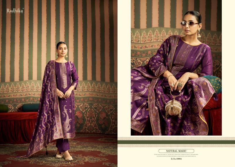 Radhika Azara Banarashi Adah Vol 9 catalog wholesale dress material market in navi mumbai
