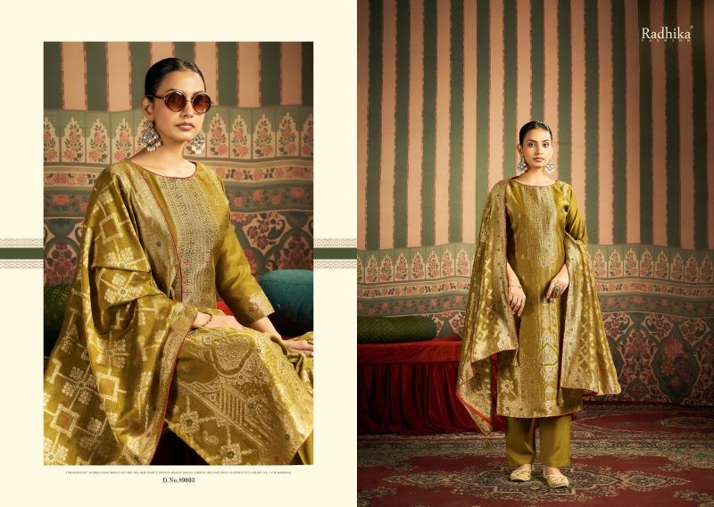 Radhika Azara Banarashi Adah Vol 9 catalog wholesale dress material market in navi mumbai