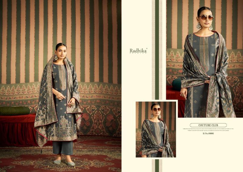 Radhika Azara Banarashi Adah Vol 9 catalog wholesale dress material market in navi mumbai