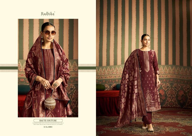 Radhika Azara Banarashi Adah Vol 9 catalog wholesale dress material market in navi mumbai