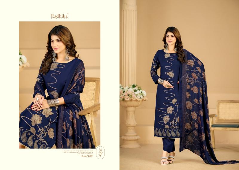 Radhika Azara Firoza catalog ladies dress material wholesalers in dadar
