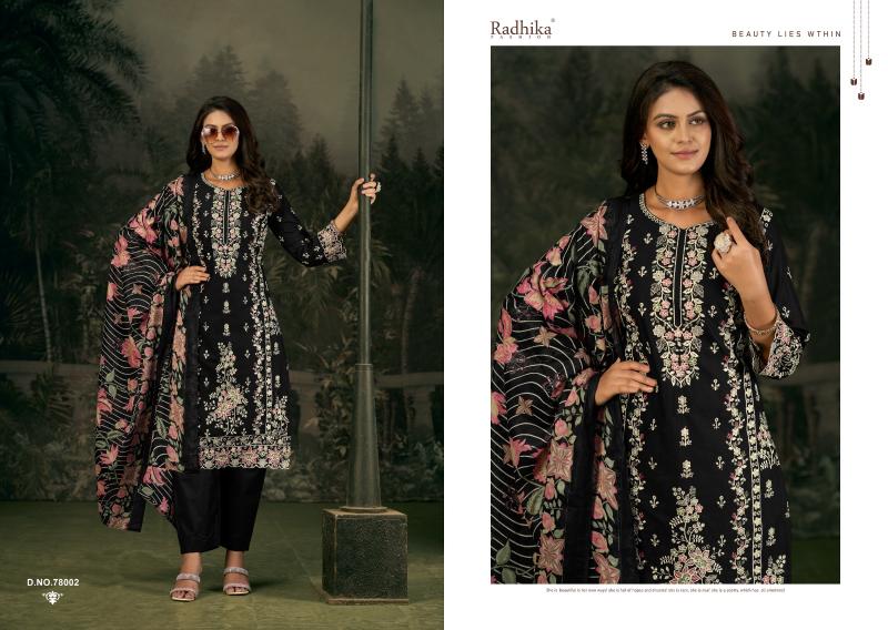 Radhika Azara Zubeda catalog wholesale dress material online surat