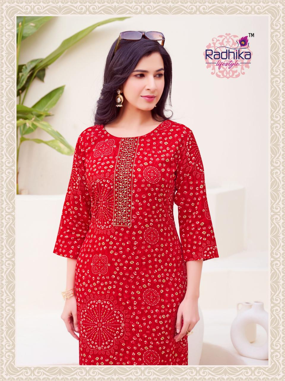 Radhika LifeStyle Alisha Vol 5 Catalog lucknowi kurtis wholesale market in delhi