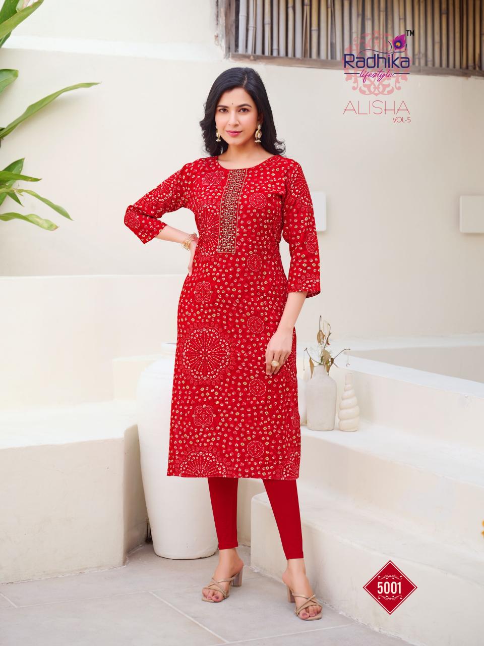 Radhika LifeStyle Alisha Vol 5 Catalog lucknowi kurtis wholesale market in delhi