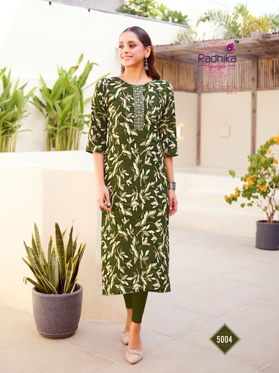 Radhika LifeStyle Alisha Vol 5 Catalog lucknowi kurtis wholesale market in delhi