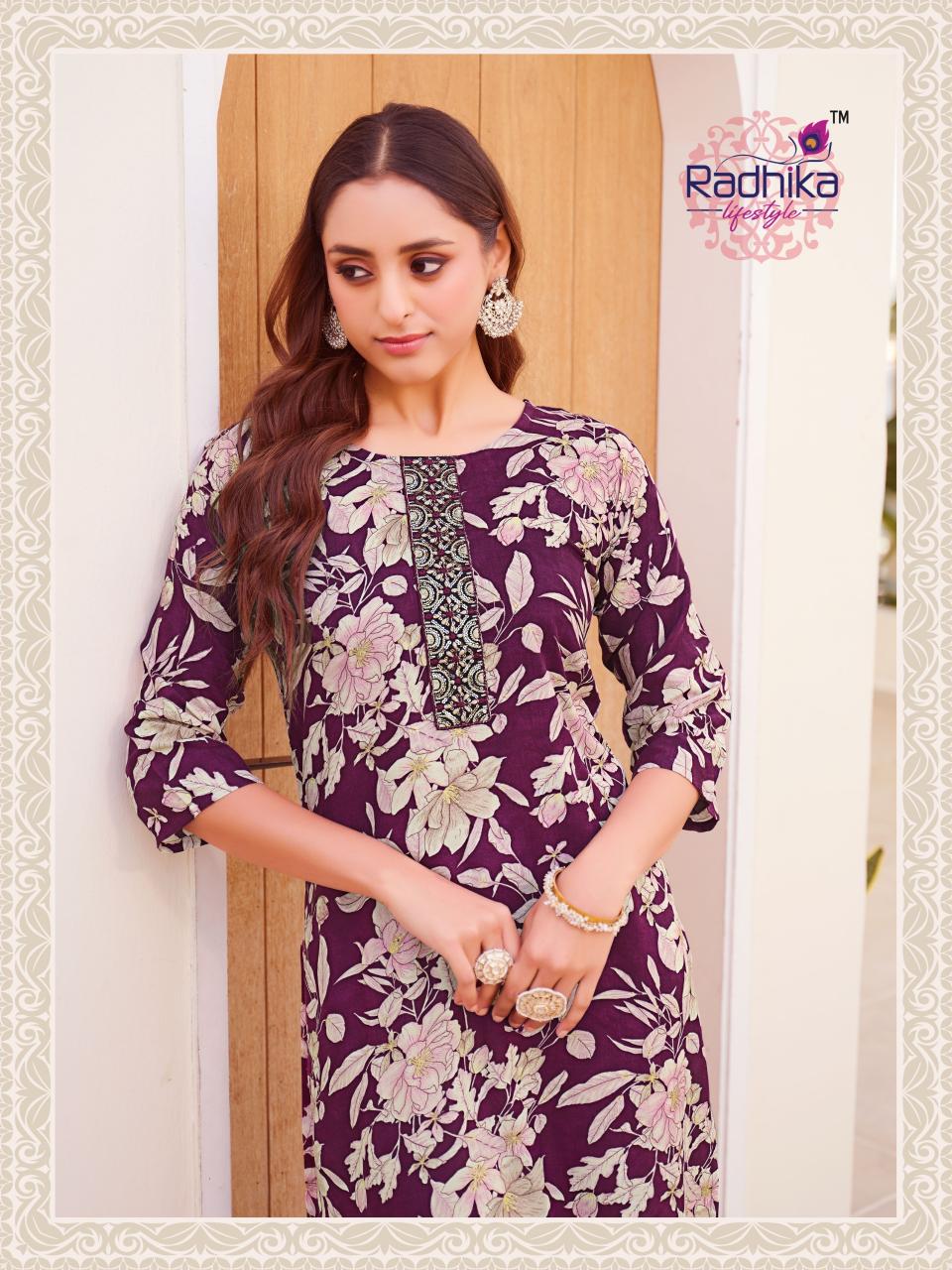 Radhika LifeStyle Alisha Vol 5 Catalog lucknowi kurtis wholesale market in delhi
