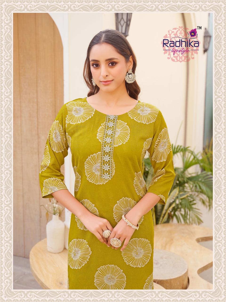 Radhika LifeStyle Alisha Vol 5 Catalog lucknowi kurtis wholesale market in delhi