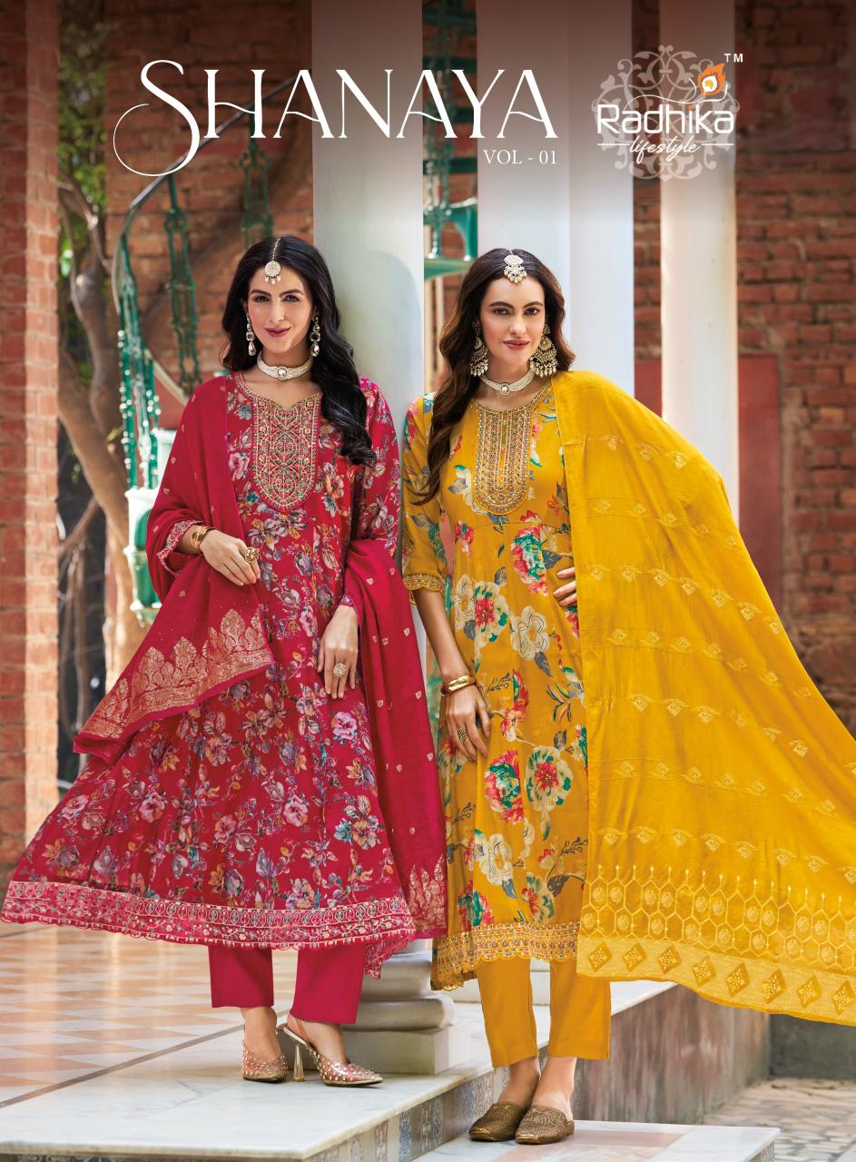Radhika LifeStyle Shanaya Vol 1 Catalog 4xl kurtis wholesale