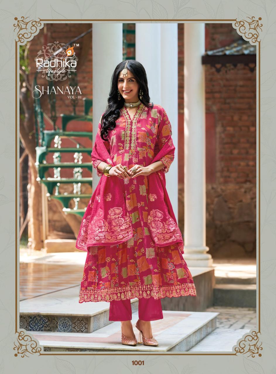 Radhika LifeStyle Shanaya Vol 1 Catalog 4xl kurtis wholesale