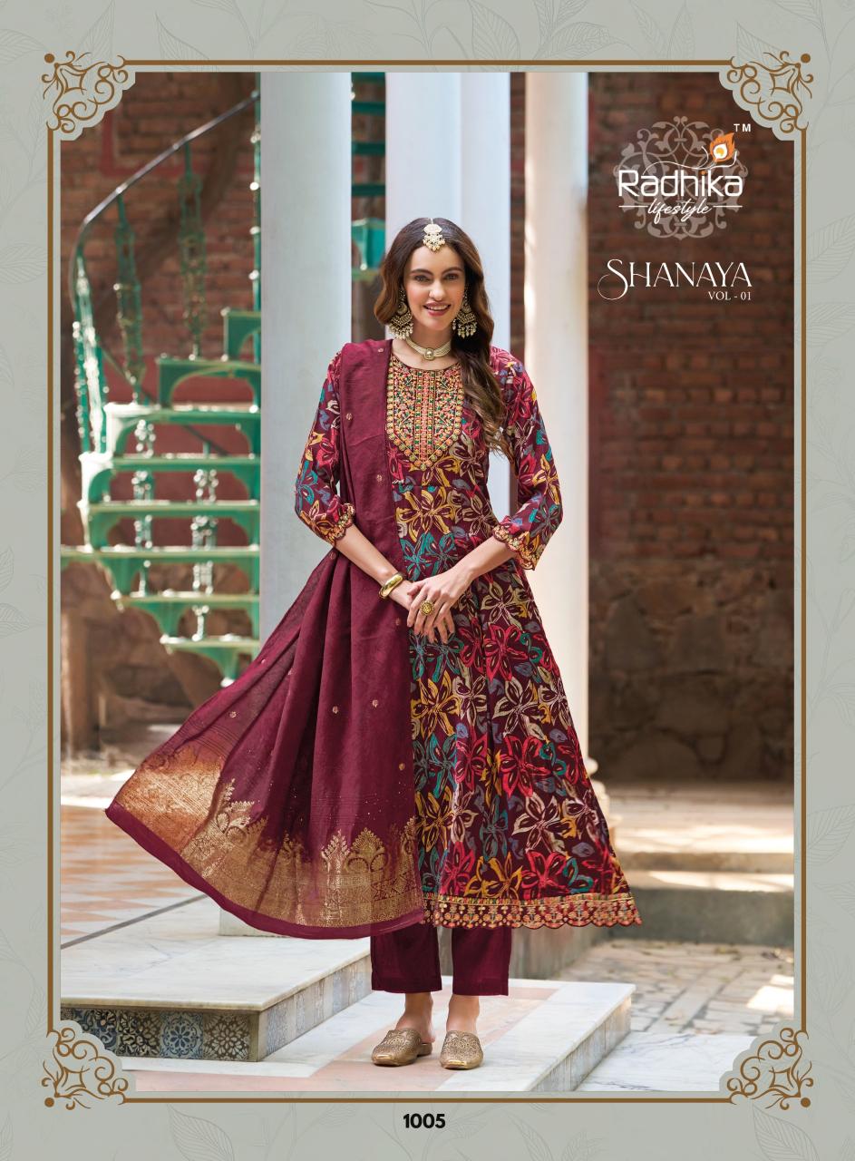 Radhika LifeStyle Shanaya Vol 1 Catalog 4xl kurtis wholesale